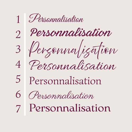 Collier personnalisé