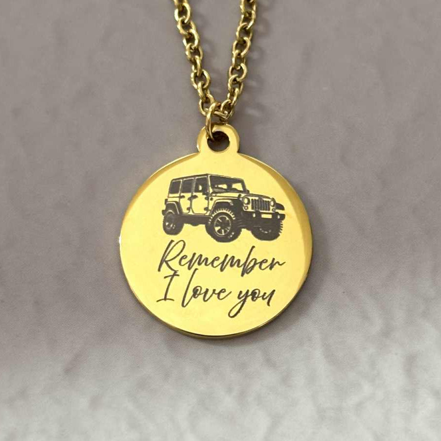 Collier Remember I Love You