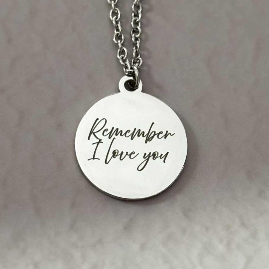 Précommande Collier Remember I Love You