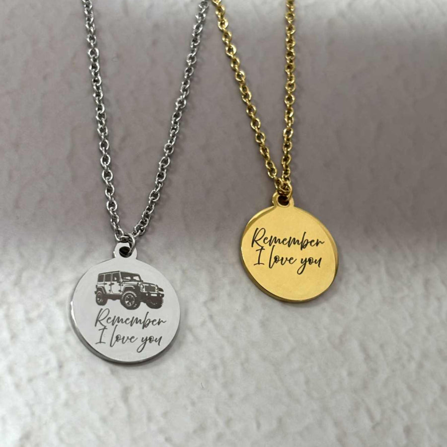 Précommande Collier Remember I Love You