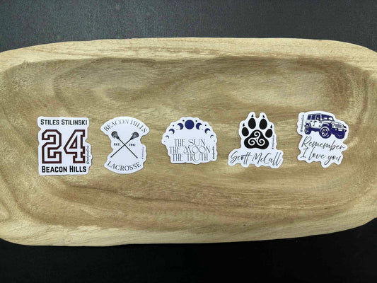 Pack de 5 stickers