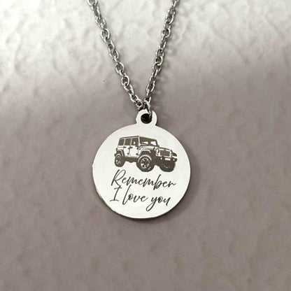 Collier Remember I Love You